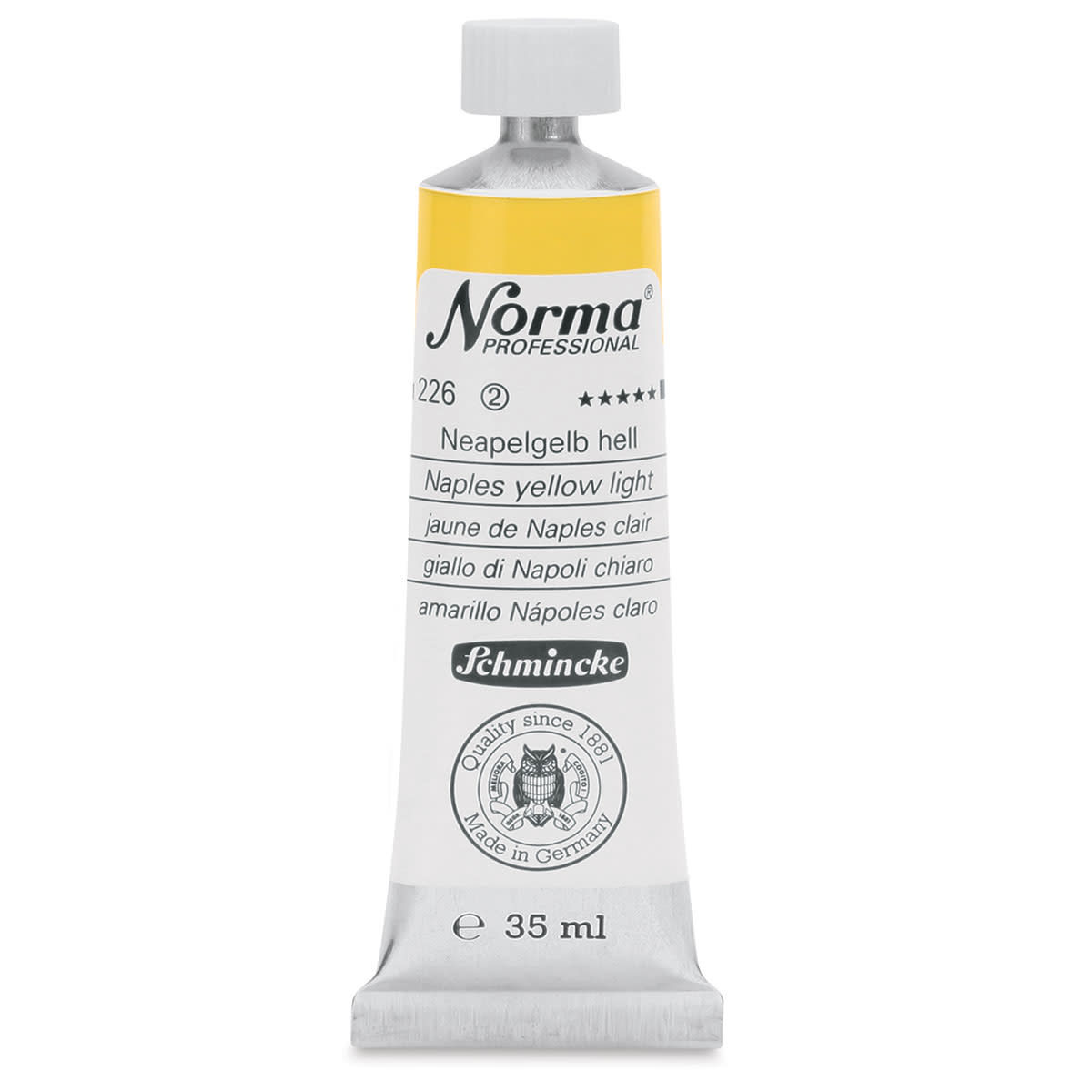 Schmincke - Tinta a óleo Norma Amarelo Nápoles Claro 35ml