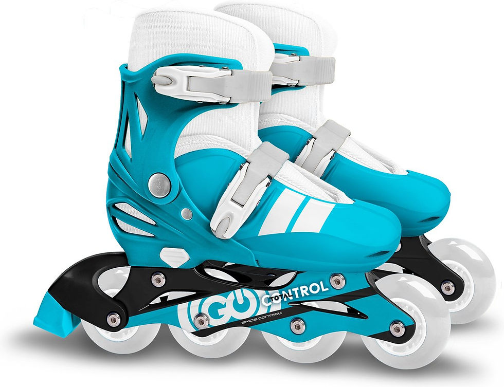 Miniatura: Patins em Linha Skids Azul