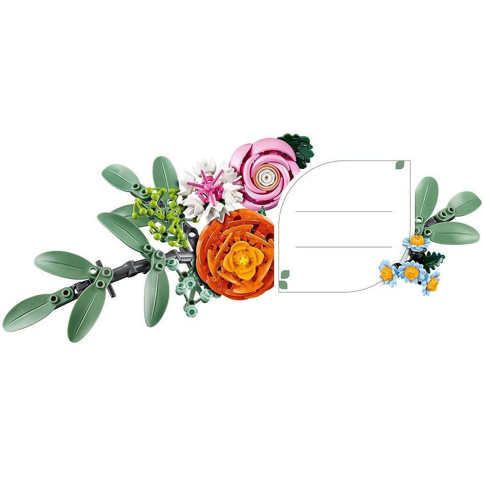 Miniatura: Lego Botanicals - Buquê Flores Rosa Elegante