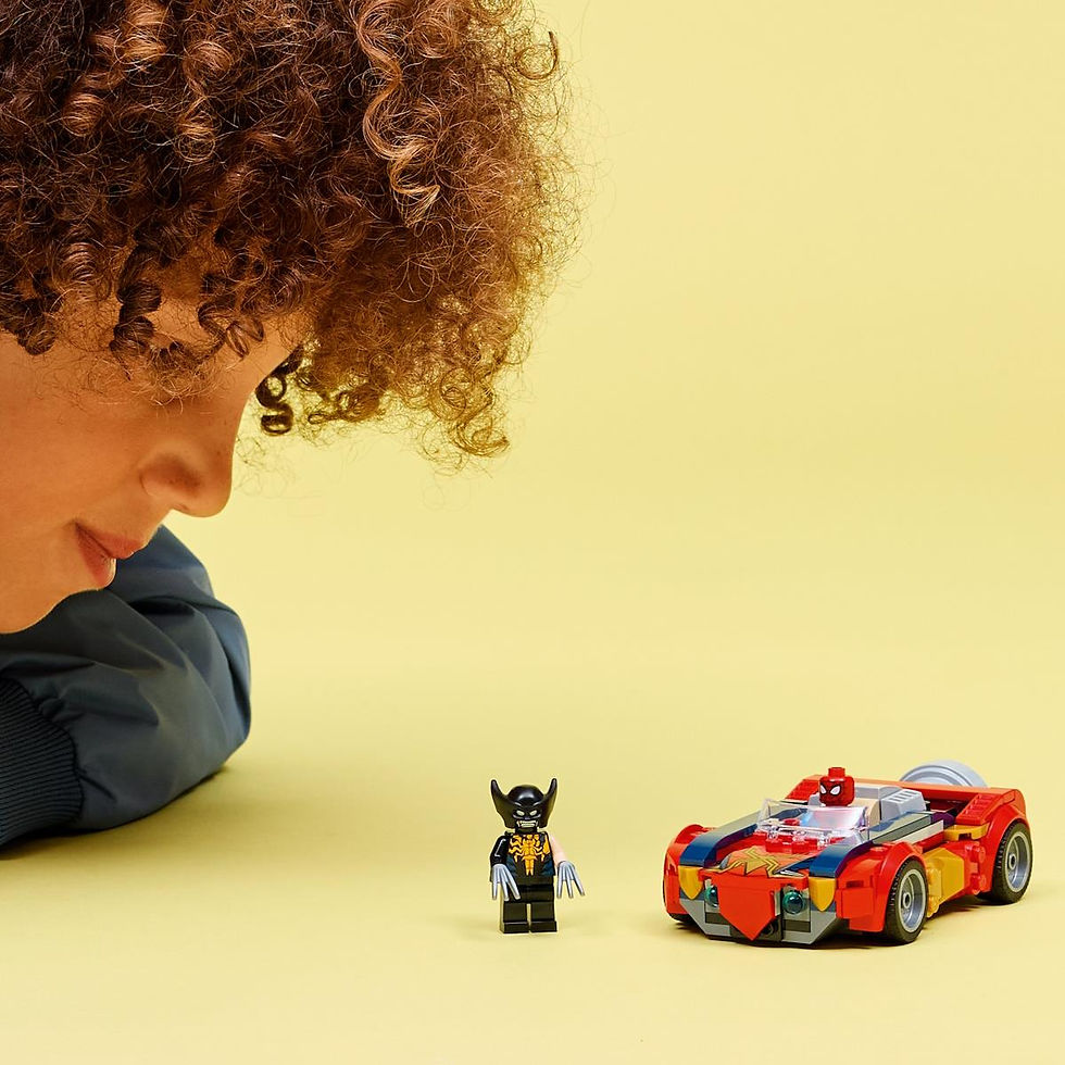 Miniatura: Lego Marvel - Carro do Spider-Man Contra Wolverine Venomizado