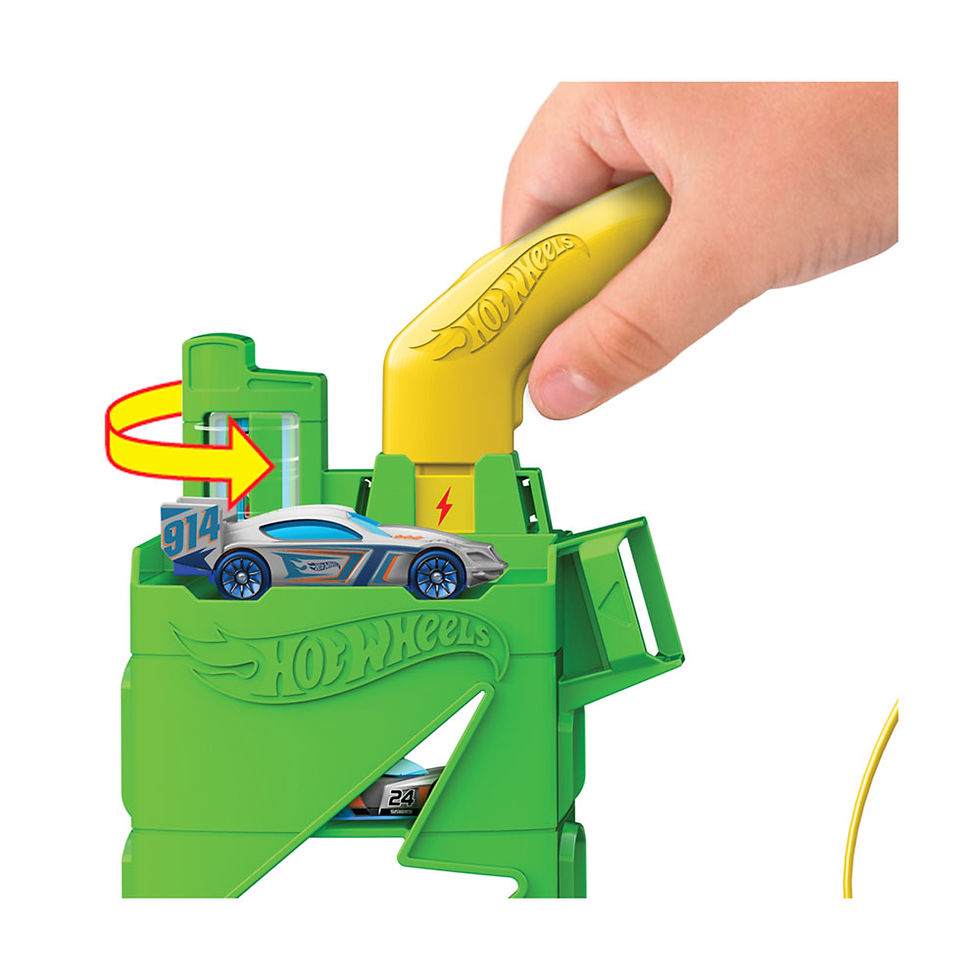 Miniatura: Hot Wheels - Pista City Estação Carregamento Carros