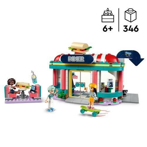 Miniatura: Lego Friends - Restaurante do Centro da Cidade Heartlake