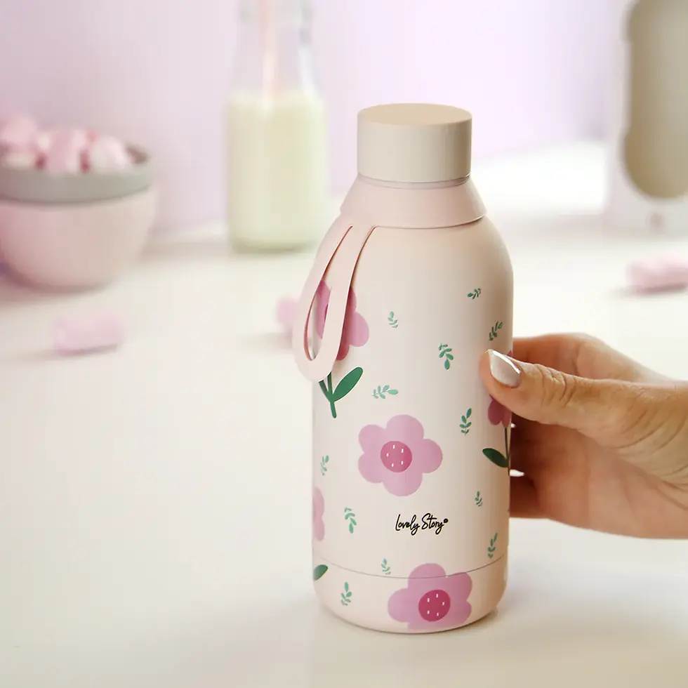 Miniatura: Aurea - Garrafa Térmica 500ML Pink Queen Capivara