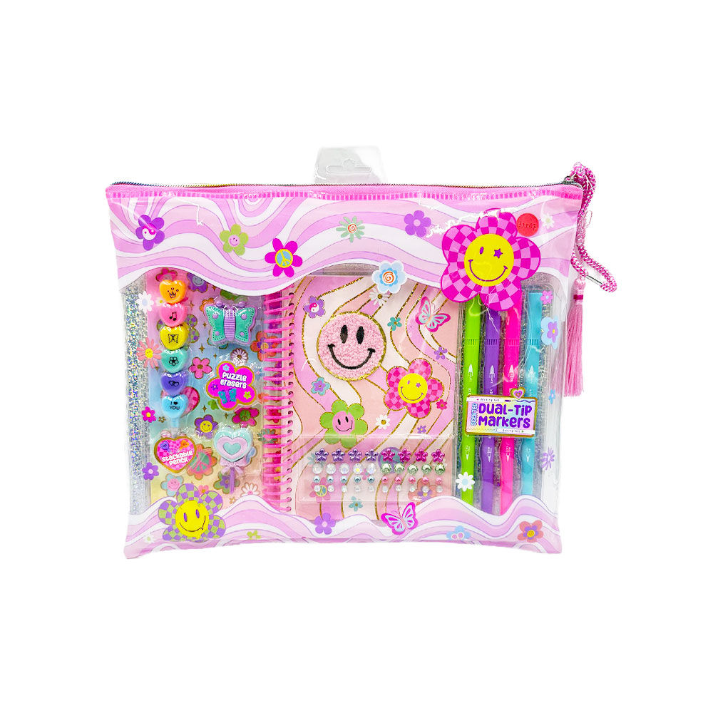 Conj. Escrita Divertida Groovy Flower HF