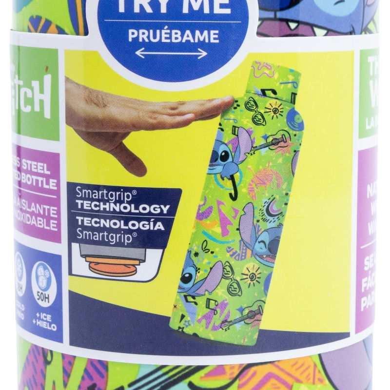 Miniatura: Garrafa Térmica de aço inoxidável Stitch Green Party de 515 ml