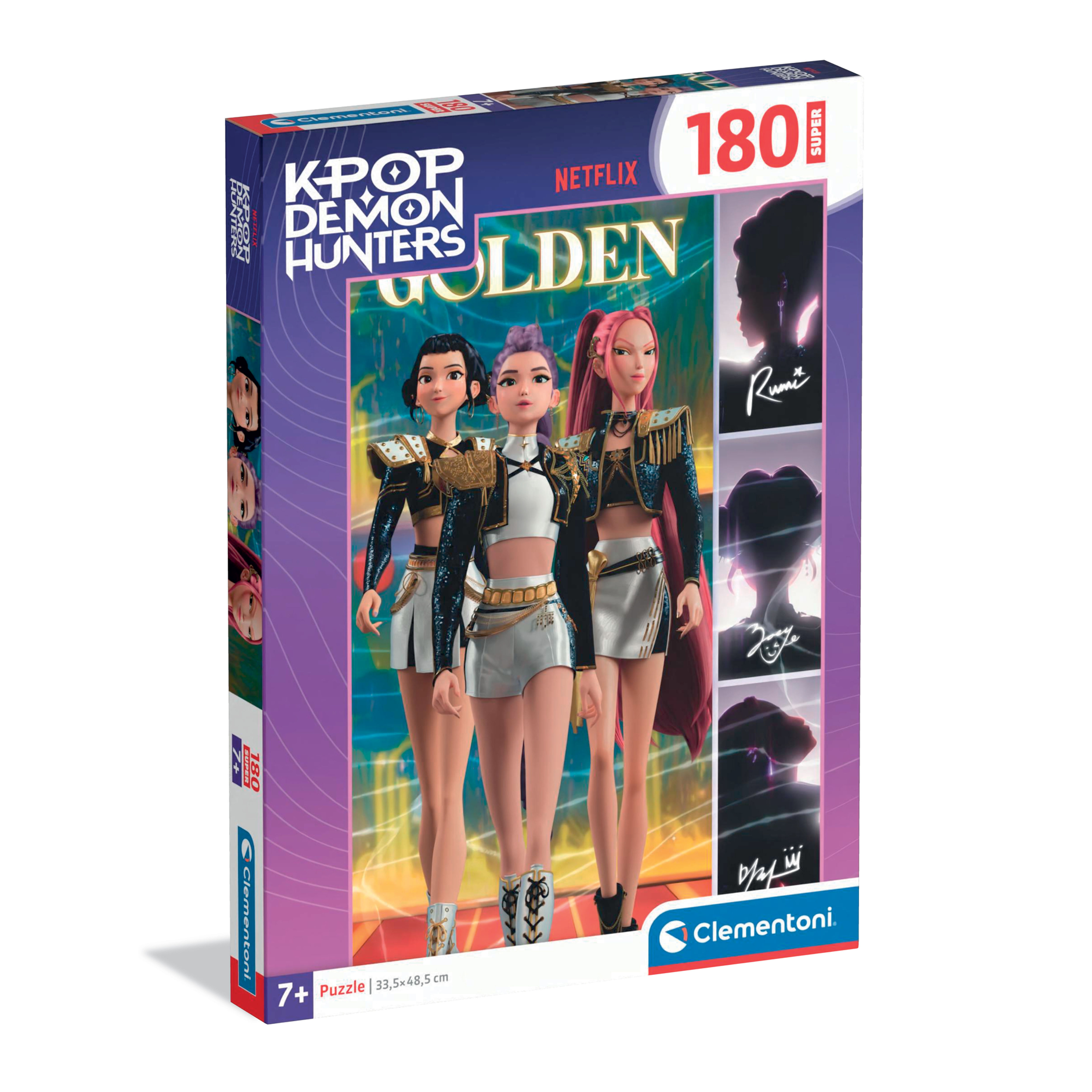 Clementoni - Puzzle 180pçs "K-Pop Demon Hunters"