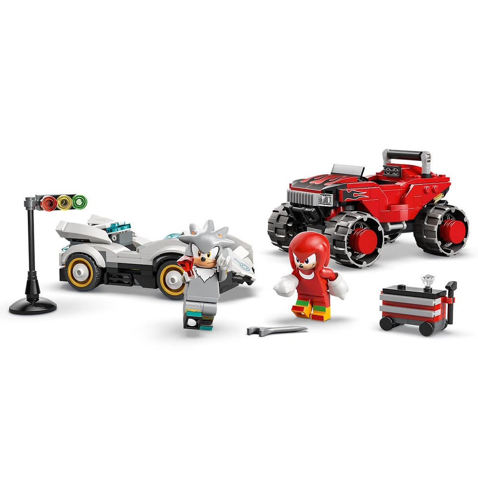 Miniatura: Lego Sonic - Carro do Silver contra Monster Truck do Knuckles