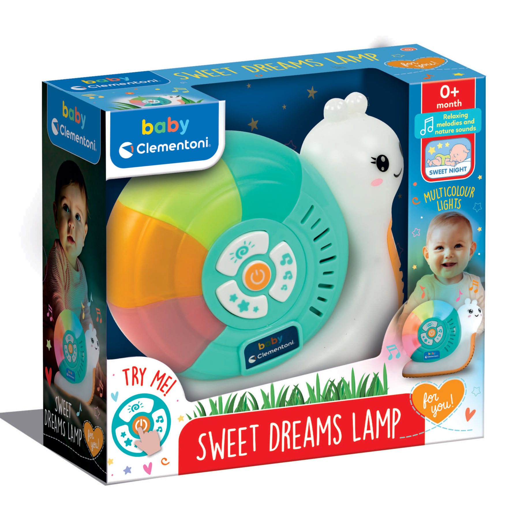 Clementoni - Baby Caracol Luminoso
