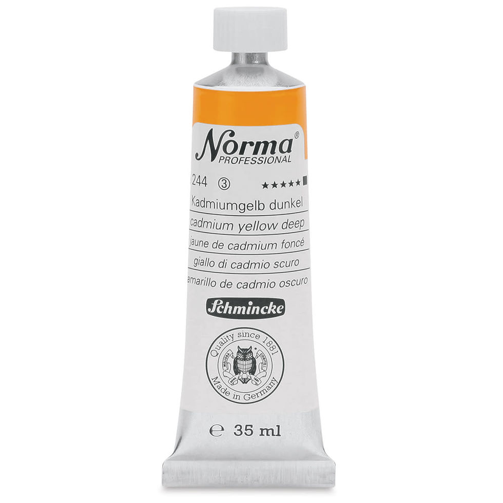 Miniatura: Schmincke - Tinta a óleo Norma Amarelo Cadmio Escuro 35ml