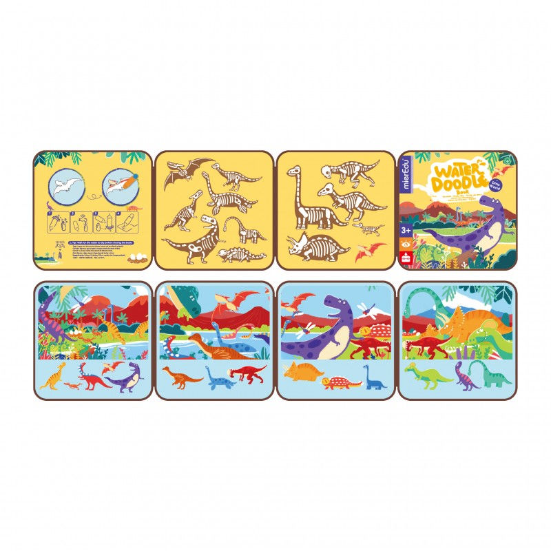 Miniatura: Water Dooble Book - O Mundo dos Dinossauros