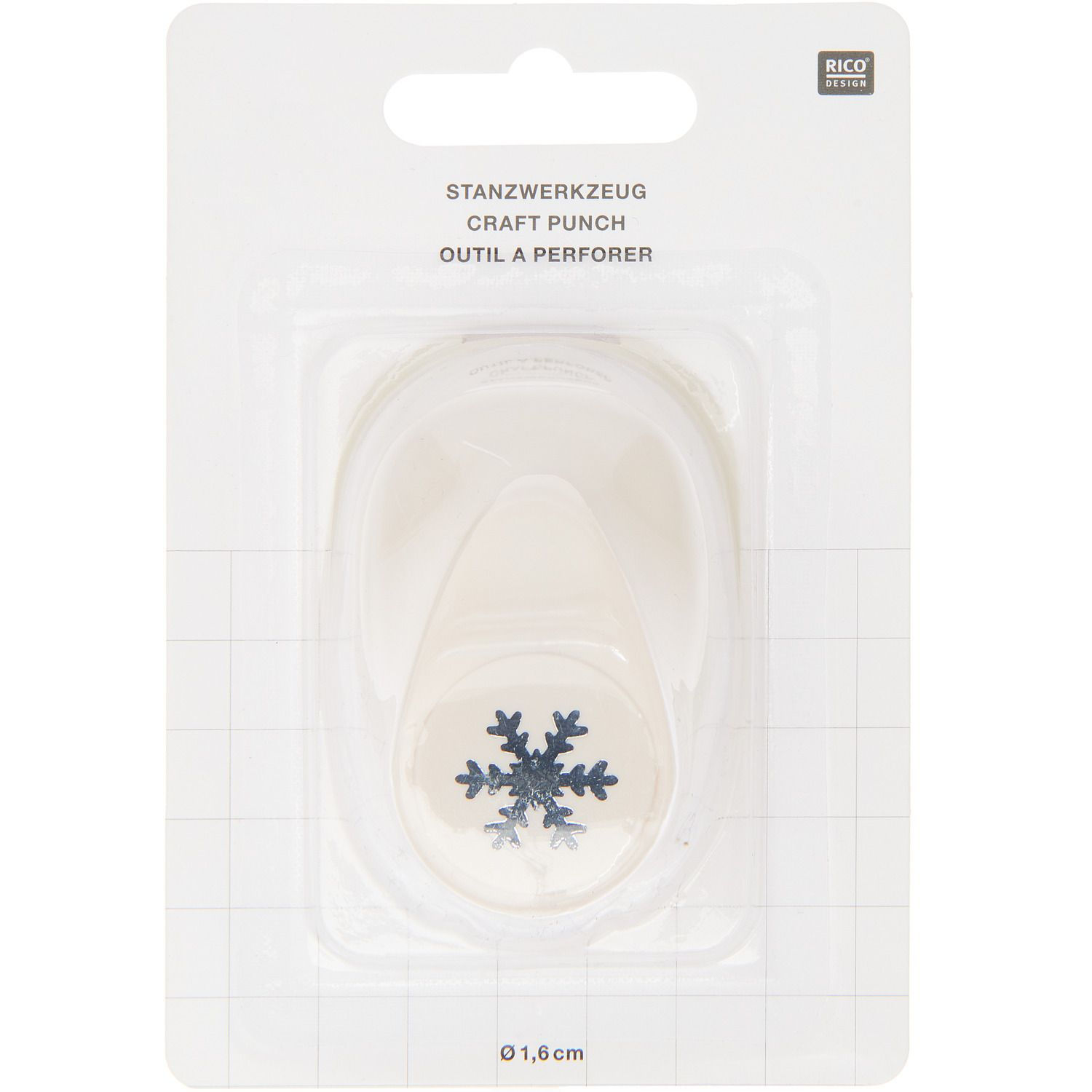 Rico - Furador Floco Neve 16mm