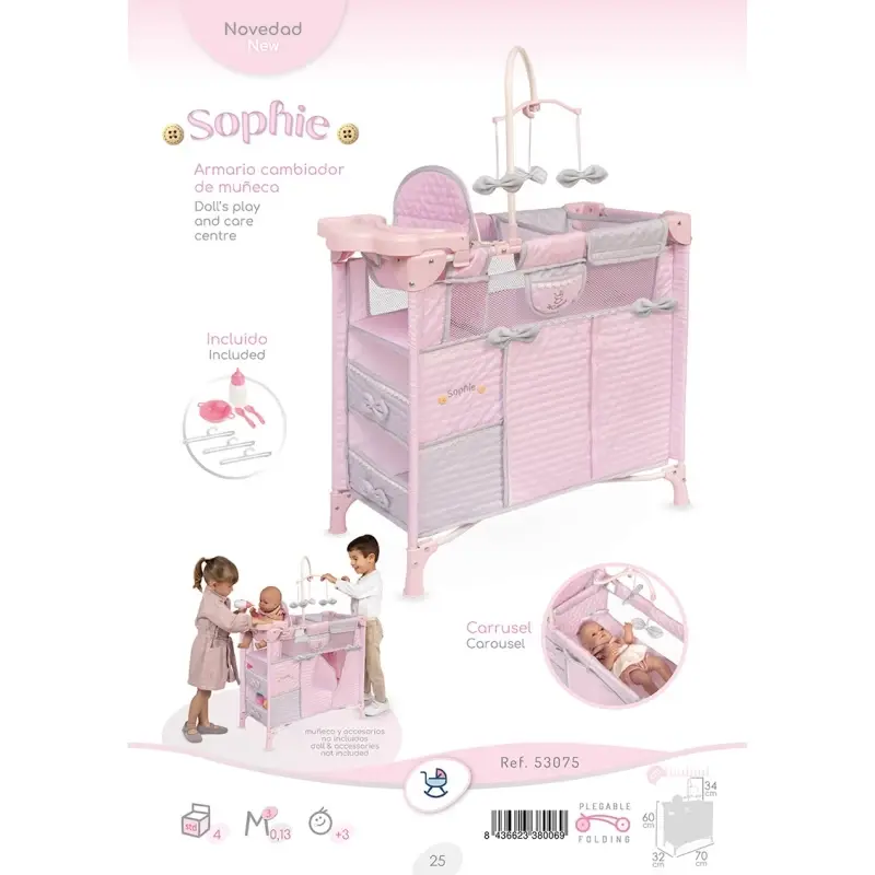 Miniatura: Decuevas - Moda Fraldas C/Armário e Carrocel