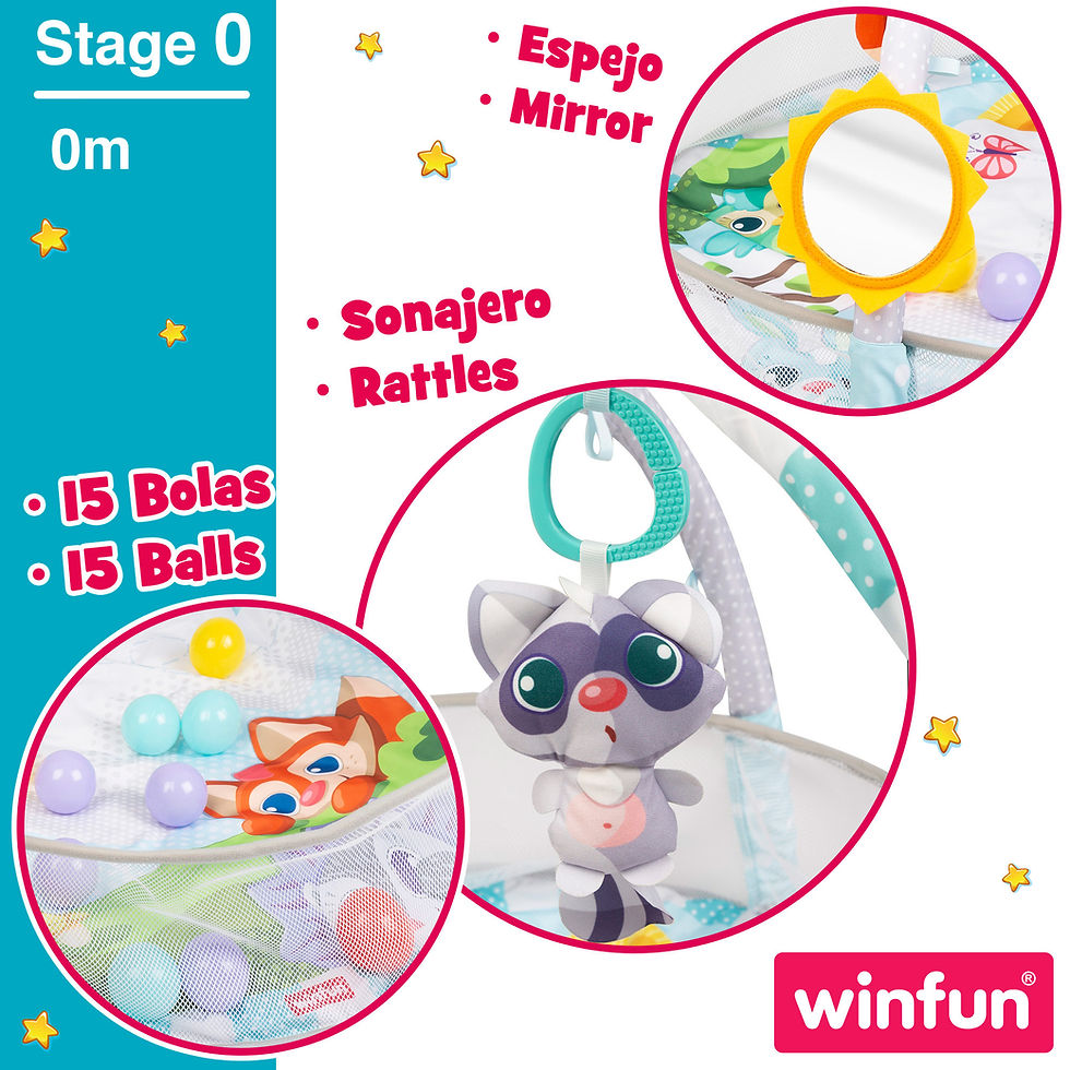 Miniatura: Tapete Atividades Floresta Winfun