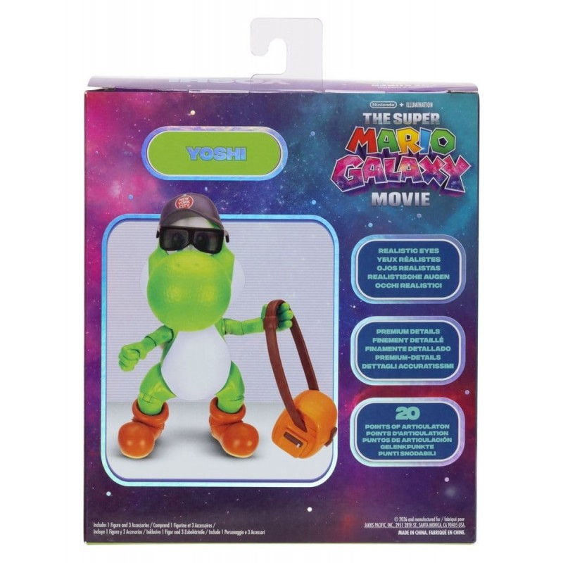 Miniatura: Super Mário - Figura Yoshi 13cm