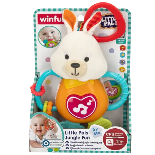 Miniatura: Chocalho Coelhinho/Leão Musical Winfun