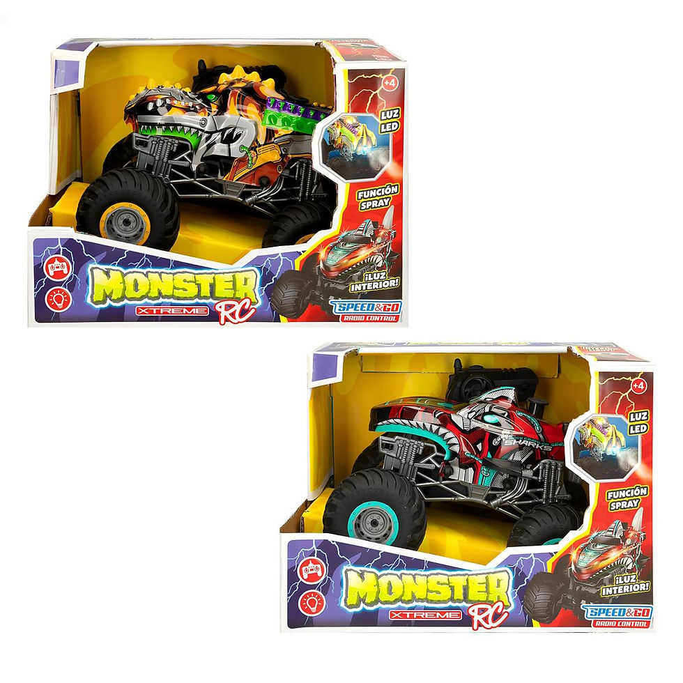 Carro R/C Monster Tubarão Speed & Go