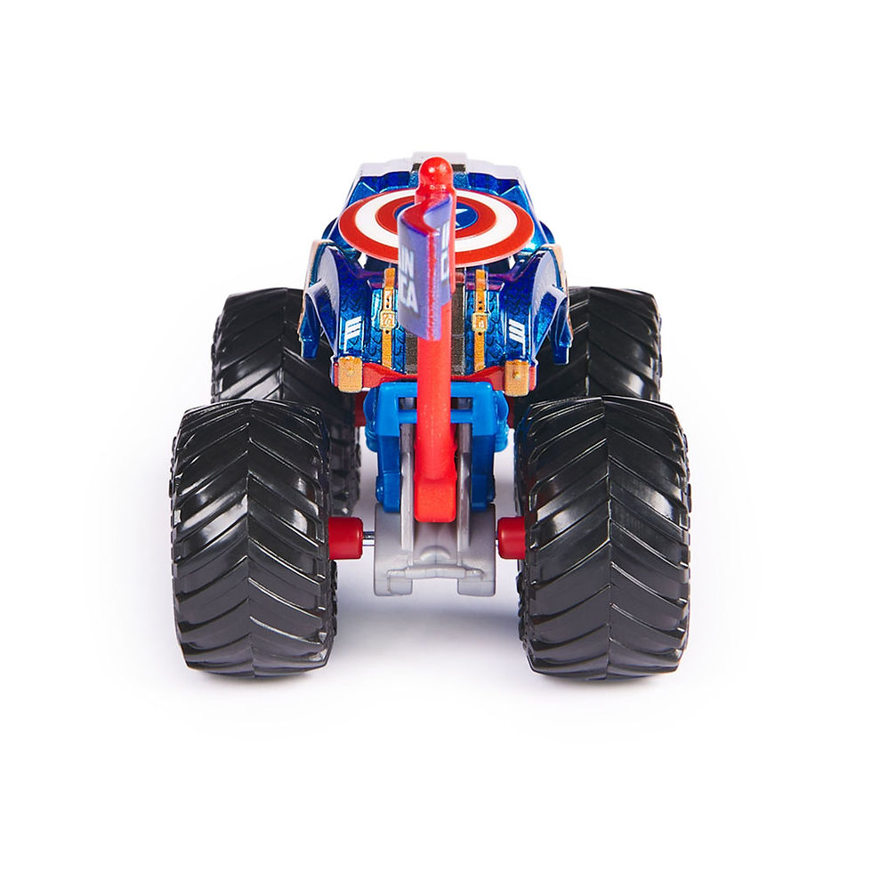 Miniatura: Monster Jam Veiculo Marvel "Capitão América"