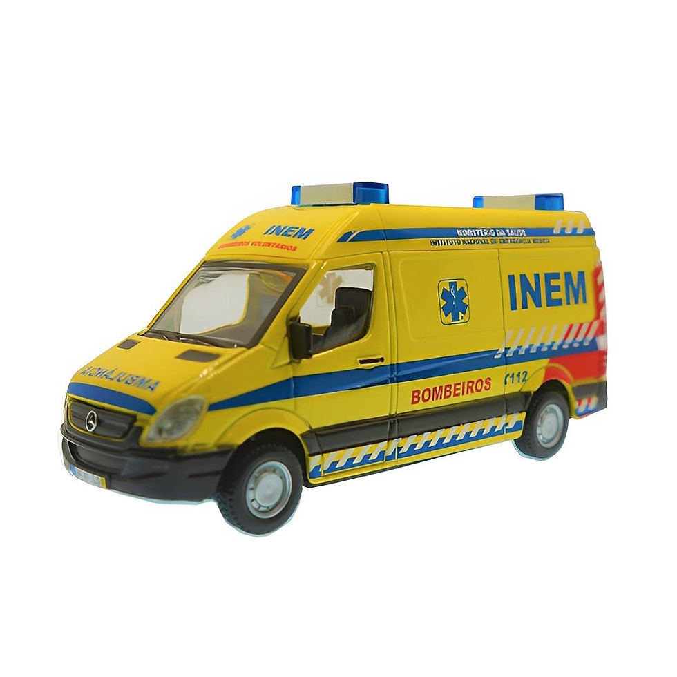 Miniatura: Mercedes Sprinter INEM Burago