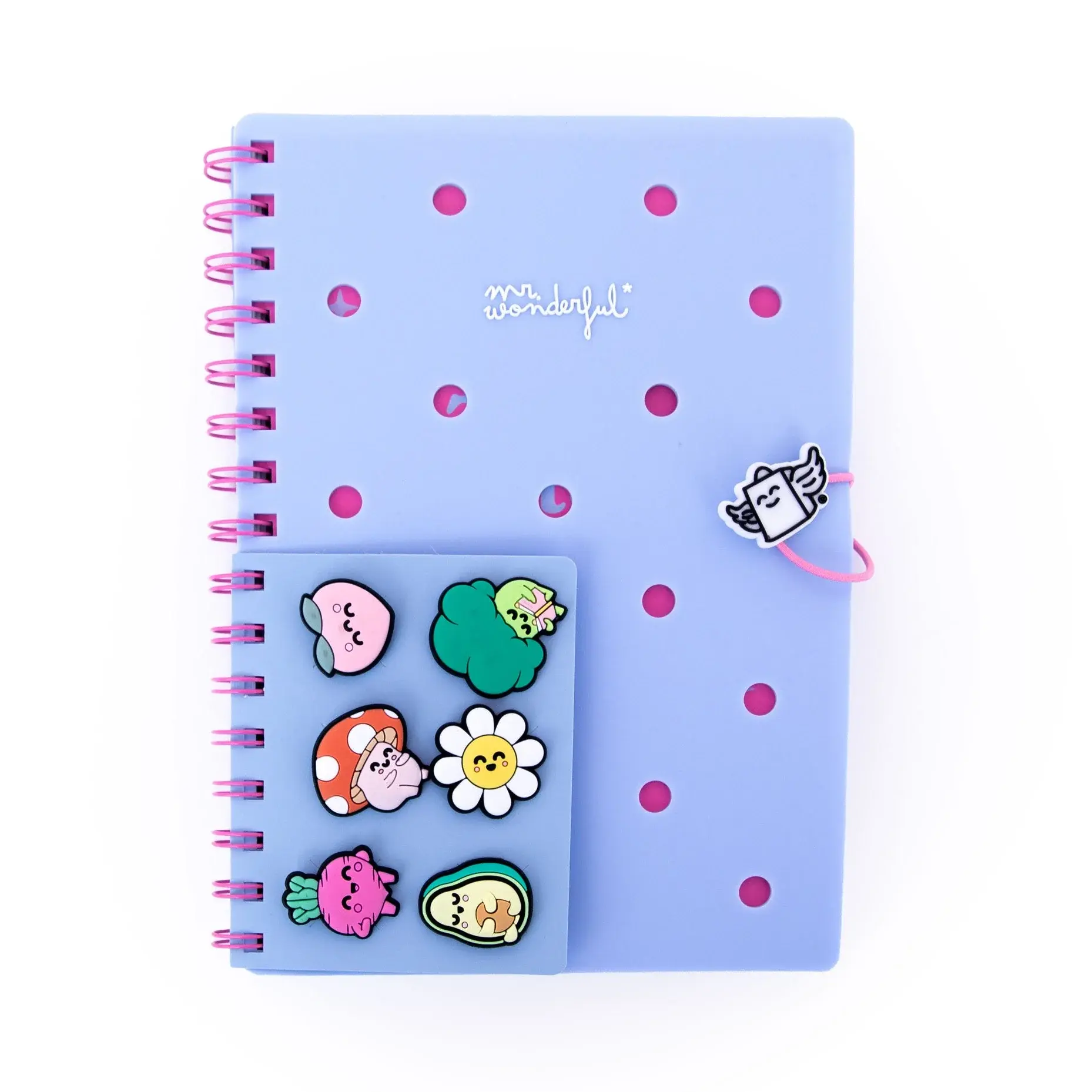 Mr.Wonderful - Conj.Caderno A5 com Pins - Azul