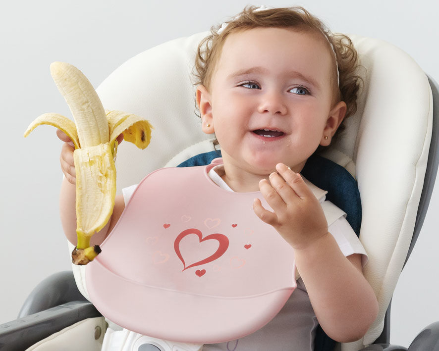 Miniatura: Kiokids - Babete Silicone Estrelas Rosa