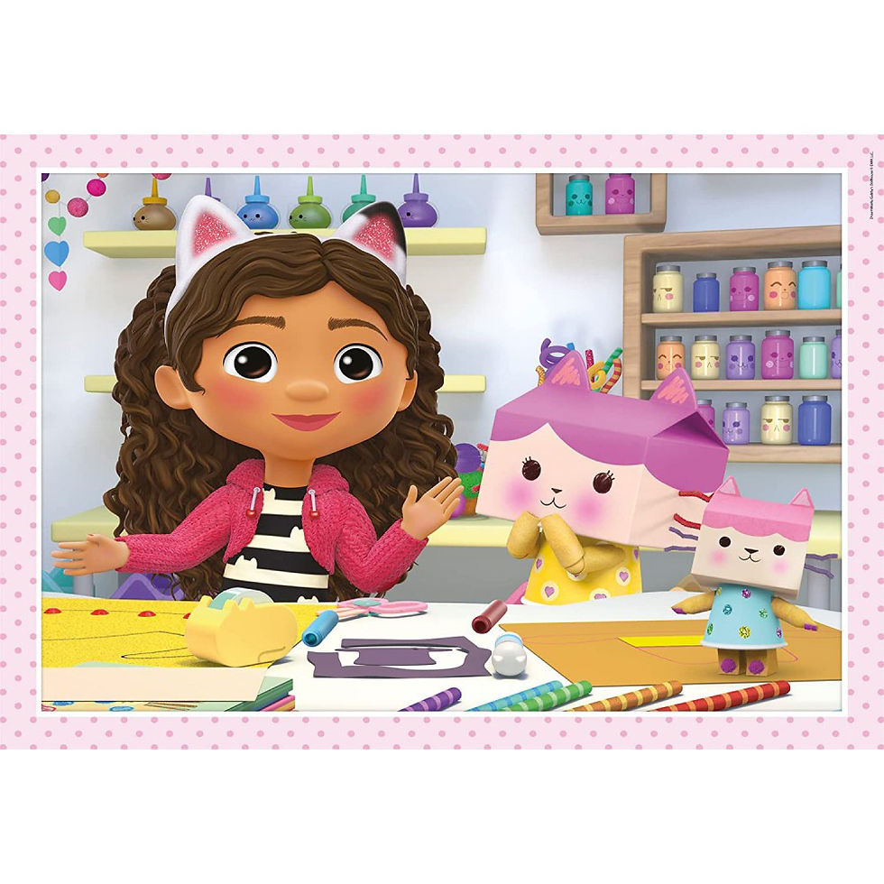 Miniatura: Clementoni - Puzzle 4em1 "Gabby's Dolhouse"