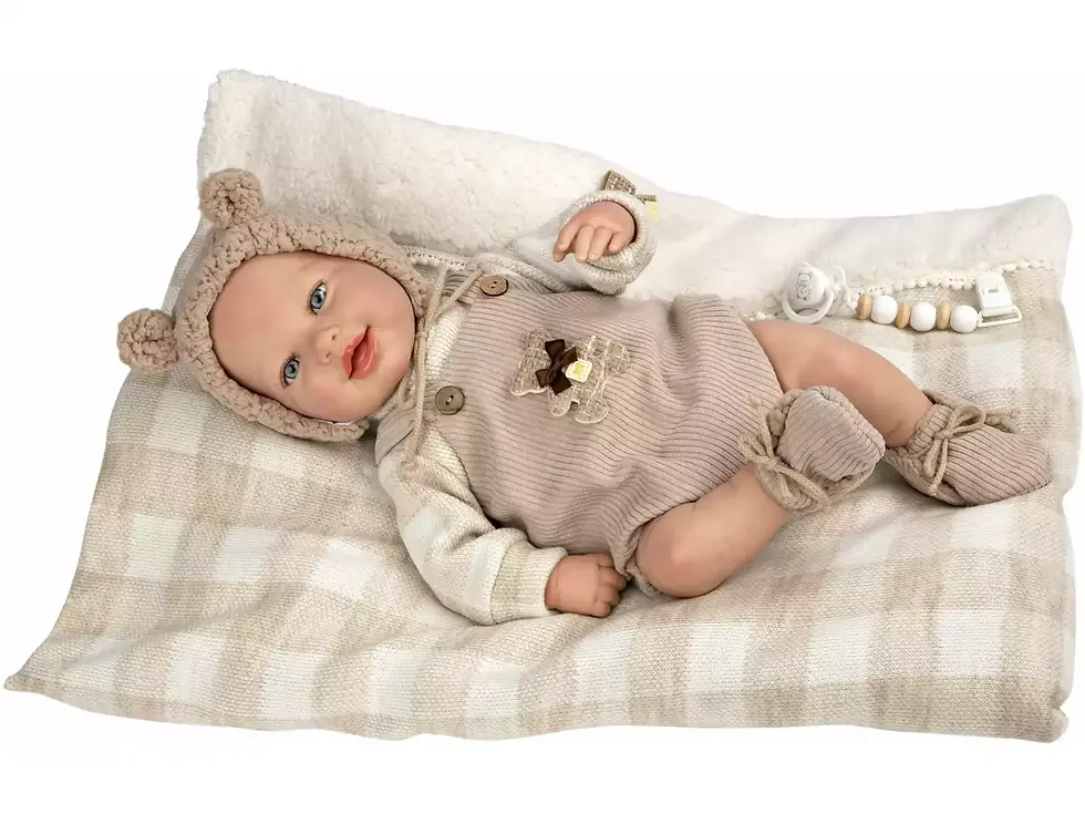 Miniatura: Arias - Reborn 45cm Rúben C/Almofada