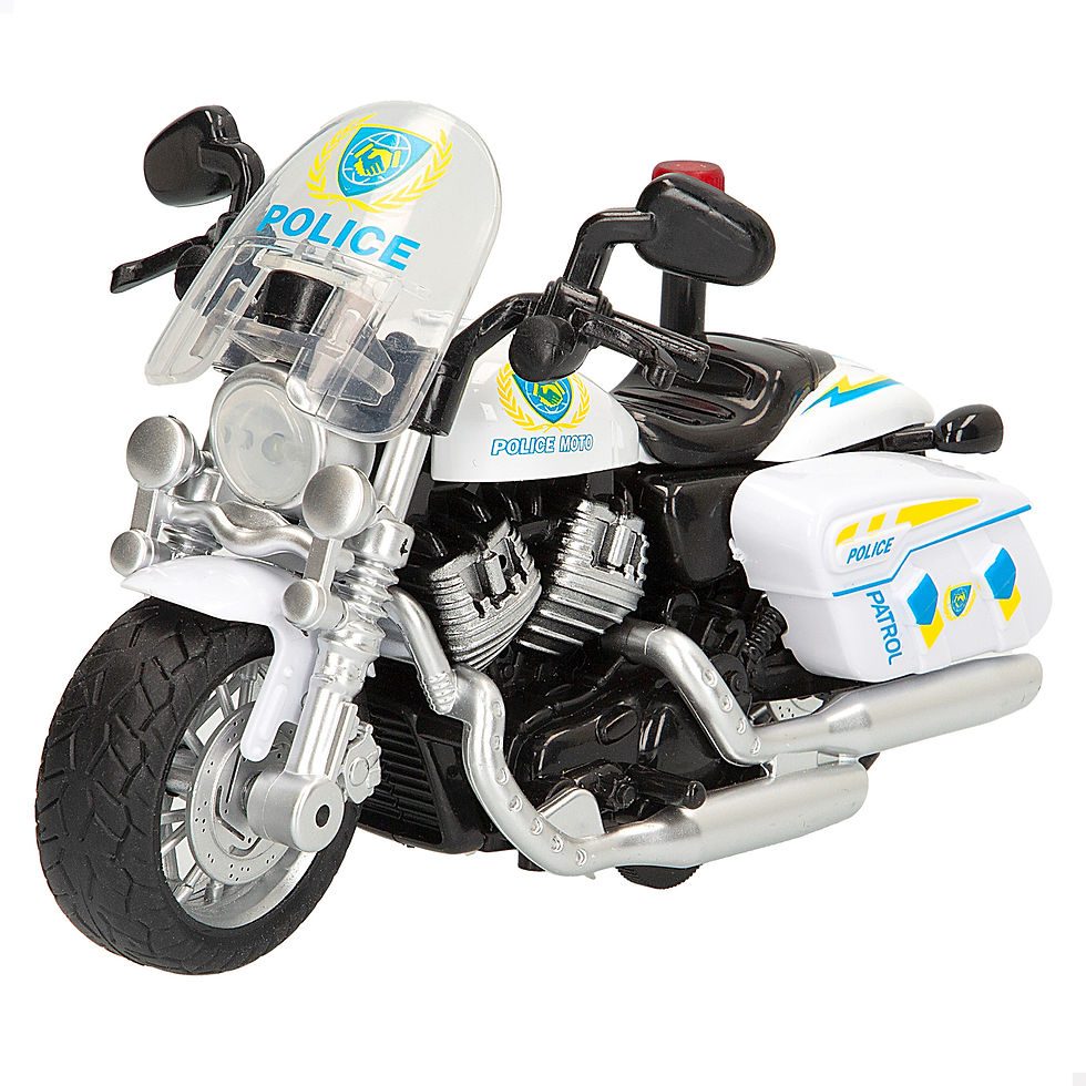 Miniatura: Moto Policia C/Luz e Som Speed & Go