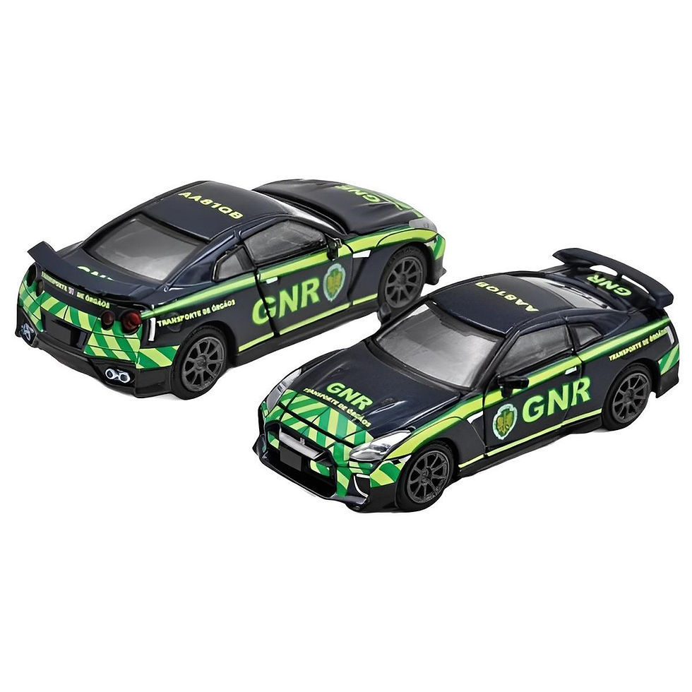 Miniatura: Burago - Carro GNR Nissan GTR 1:43
