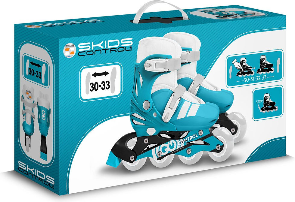 Patins em Linha Skids Azul