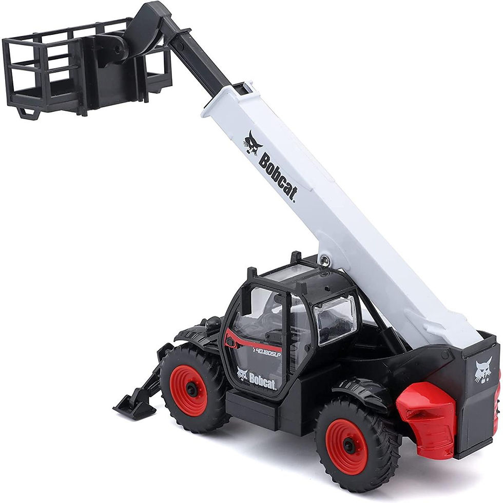 Miniatura: Burago - Bobcat TelescopiaT40 C/Cesto 1:50