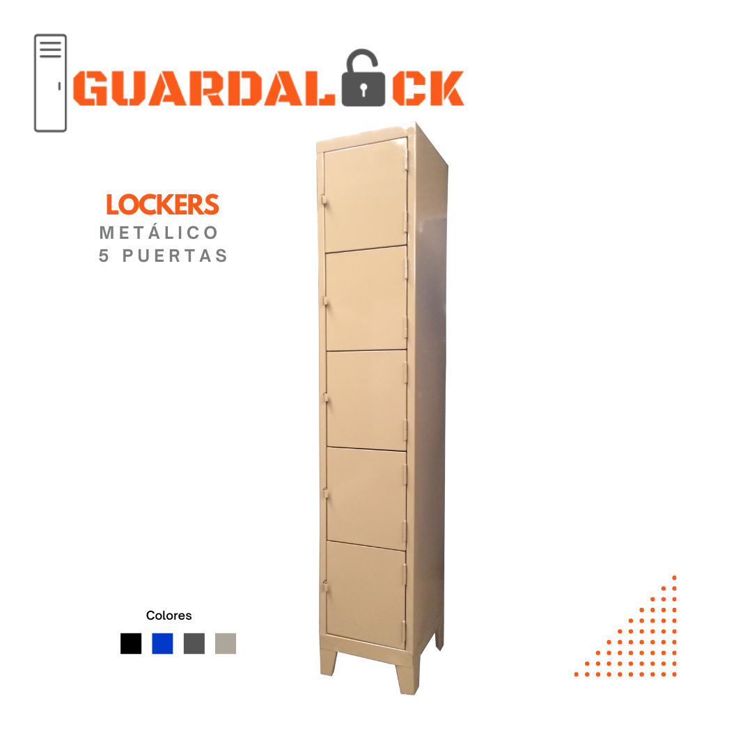 Lockers de 5 puertas