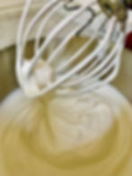 Whisking aquafaba for vegan meringues