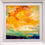 Thumbnail: Hand Signed Framed  Limited Edition Giclee Print - Yellow Clouds