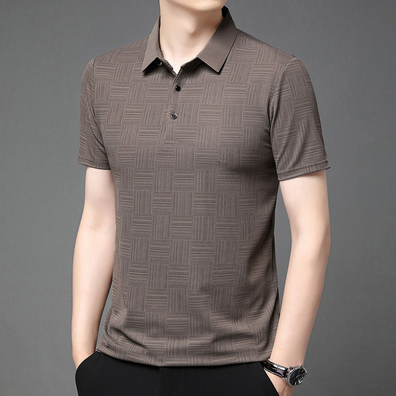 Thumbnail: Men's Casual Short sleeved POLO Shirt Fashion - Comfortable and Breathable