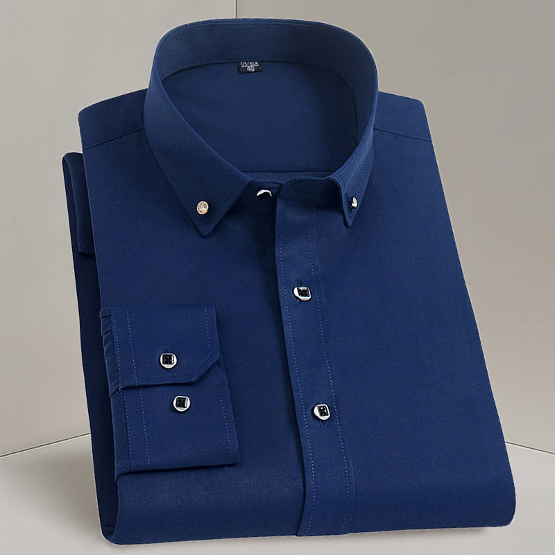 Thumbnail: Men's Business Dress Shirt Formal Fashion
