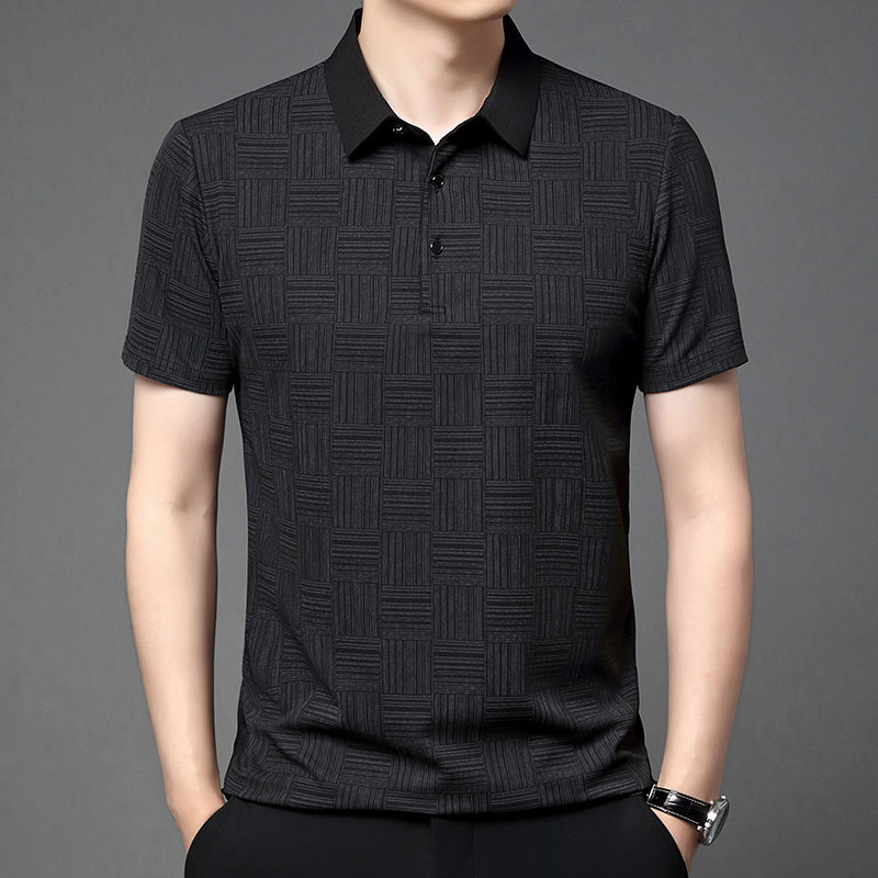 Thumbnail: Men's Casual Short sleeved POLO Shirt Fashion - Comfortable and Breathable
