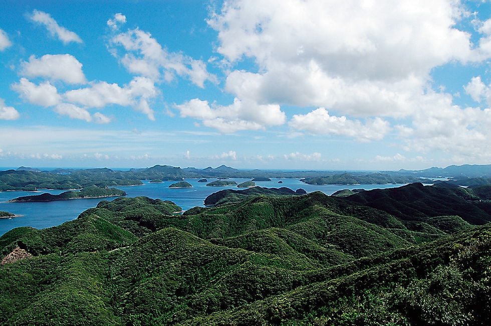 烏帽子岳展望台 対馬