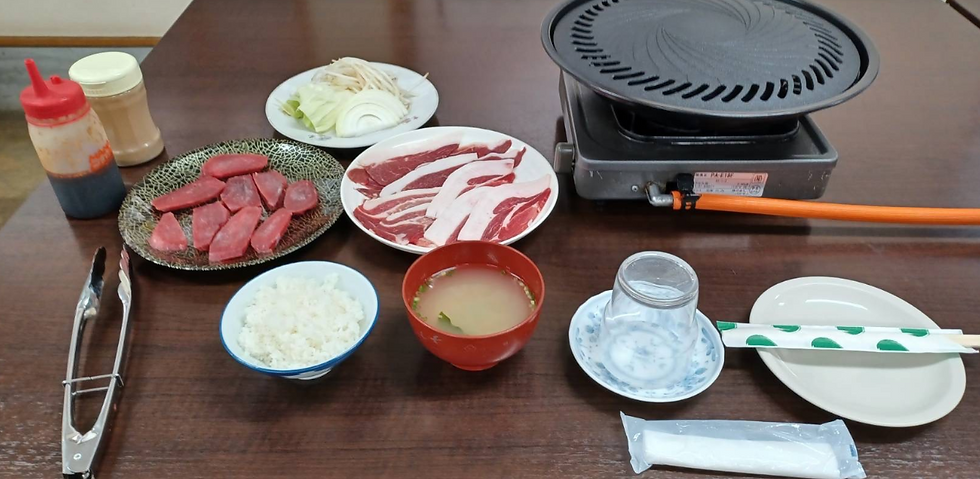 猪鹿鳥 鹿の焼肉ランチ 対馬