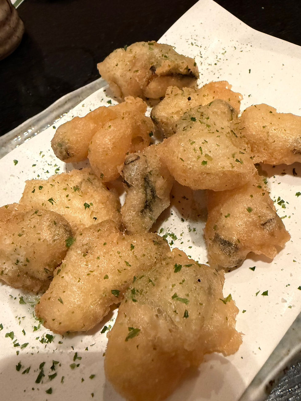 五島居酒屋しょう サザエの天ぷら
