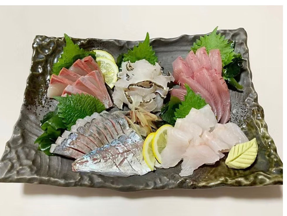 ふうりんの刺身の盛り合わせ
