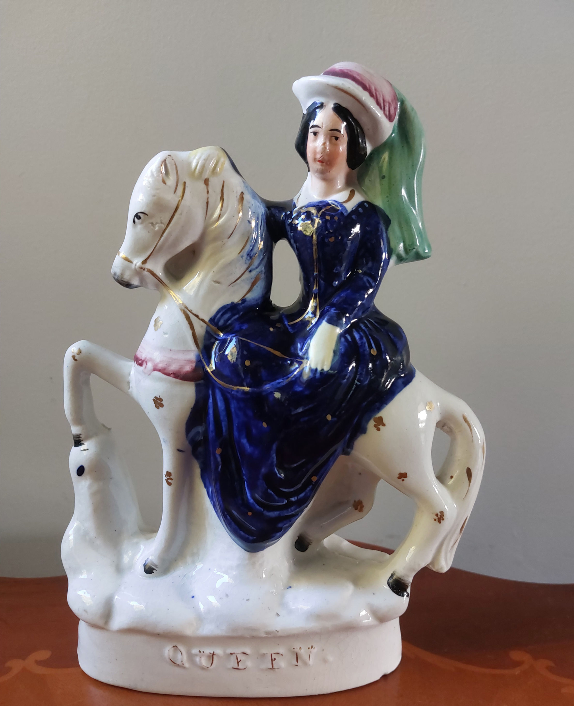 Queen Victoria - Victorian Staffordshire flatback