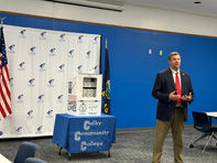 Attorney General Kris Kobach delivers Naloxone Boxes to Area Colleges