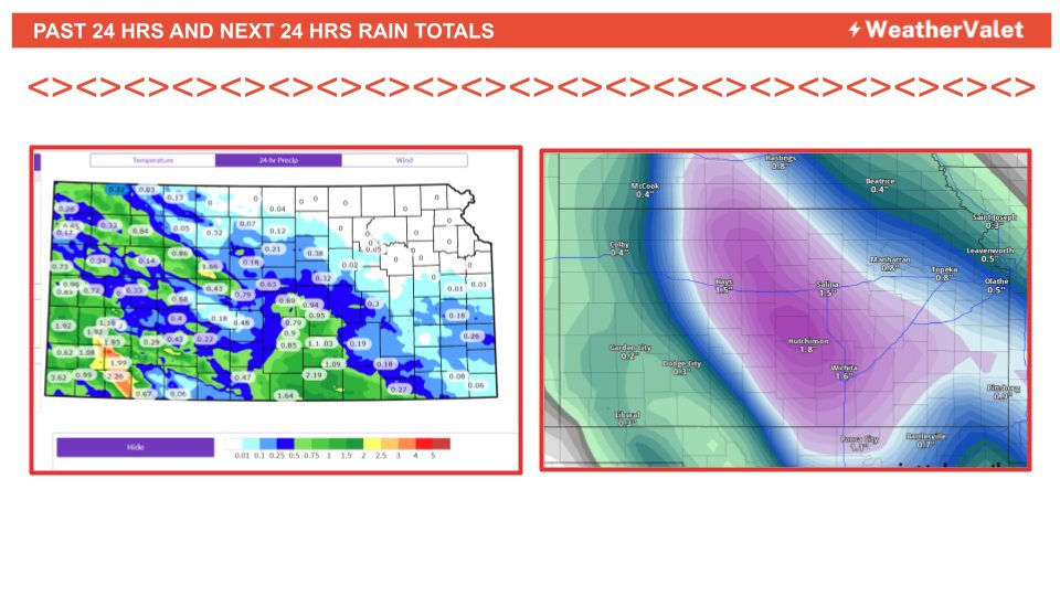 Official Rain Report from Decision Weather/ Weather Valet