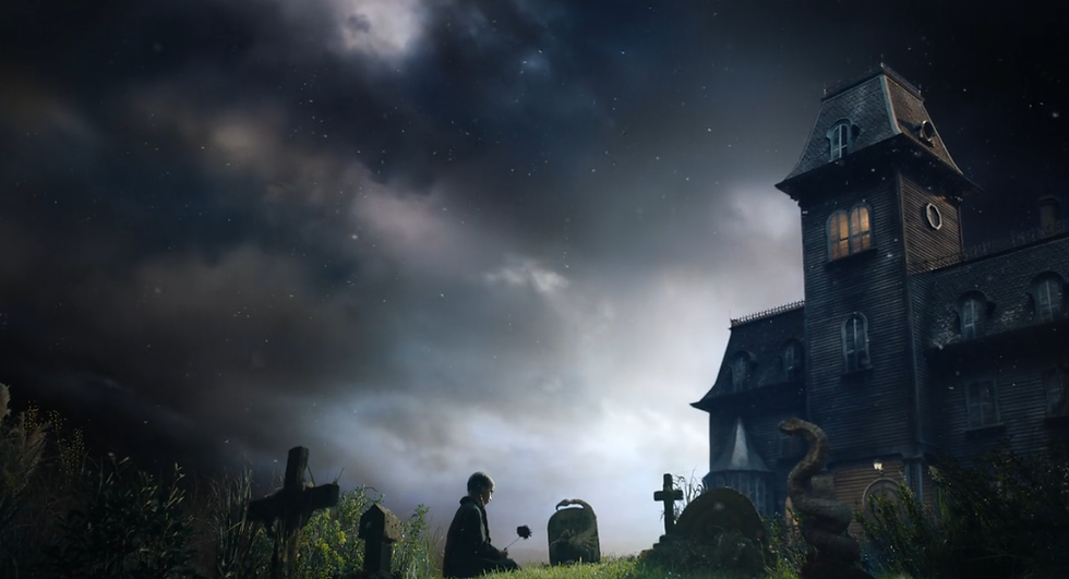 La maison de la famille Addams : Image tirée d'un flash-back vu dans la saison 1