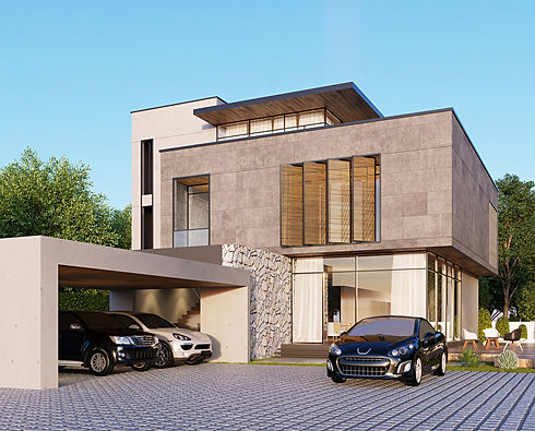 モダンな一軒家