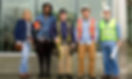 A group of workers outdoors