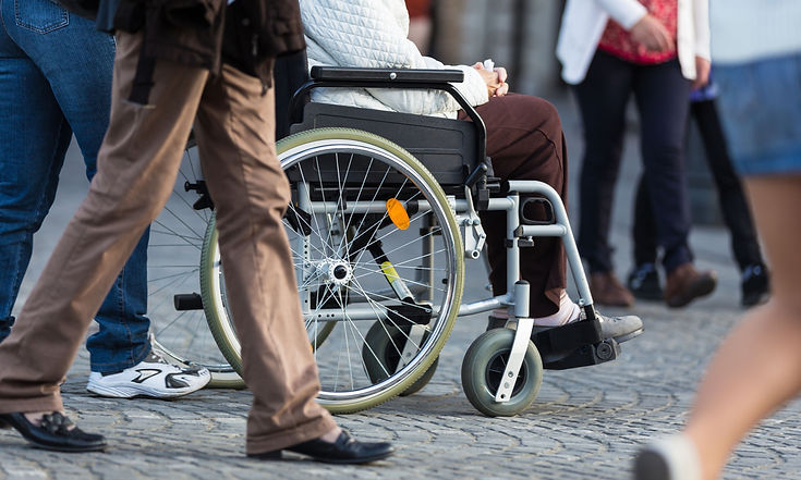 person in wheelchair