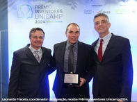 Coordenador de Inovação do CBioClima recebe Prêmio Inventores Unicamp 2024