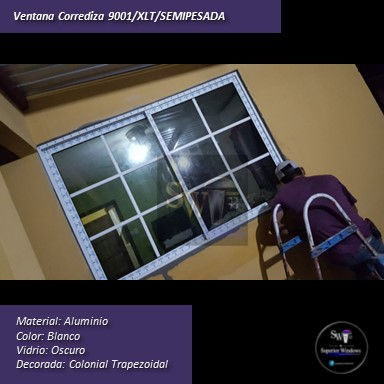 Miniatura: Ventana 9001/XLT 1m x 1m (Aluminio)