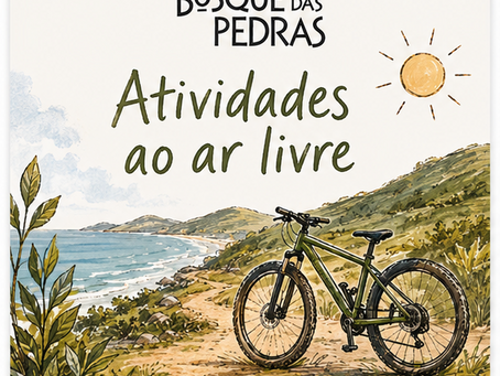 Pedalar em local seguro com diversas opções de terreno e muitos visuais incríveis